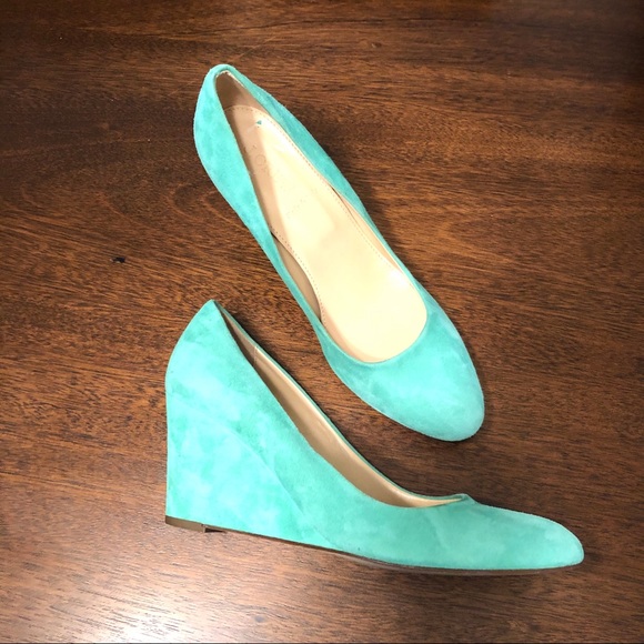 J. Crew Shoes - Mint Jcrew Suede Heels